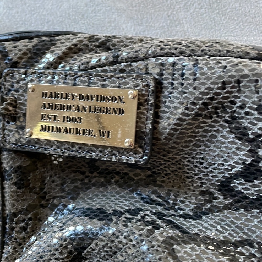 Harley Davidson Womens Python Purse - image 2